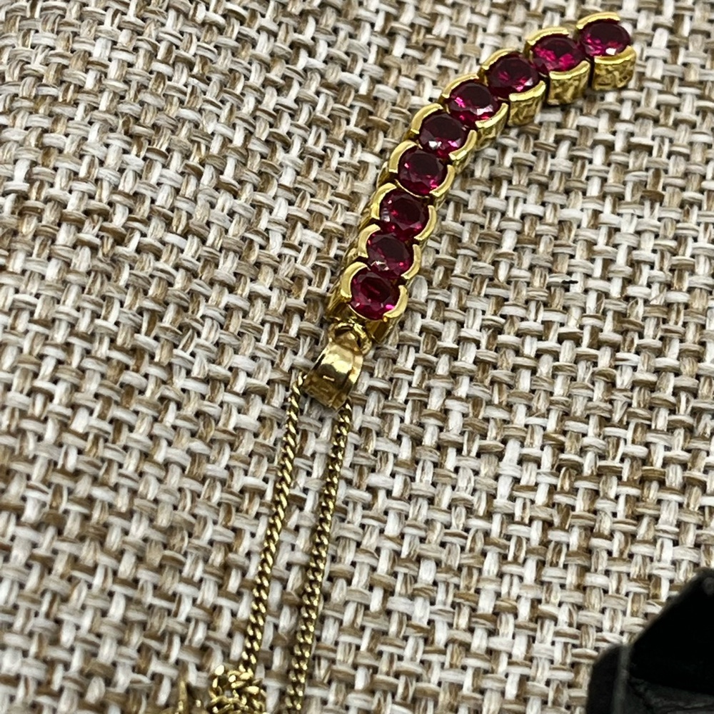 Vintage Technibond Classic 18K Gold Bonded 925 Necklace & Earring Set - Picture 12 of 17